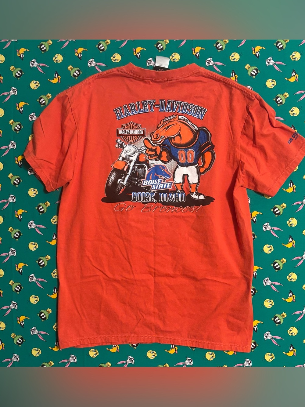 Harley-Davidson Orange Boise State Graphic Tee